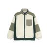 Li Ning Sports Fashion Series Wu Xing Series Color Block Faux Lamb Fleece Casual Free Jacket Unisex Jacket Eggnog-Gray AWDRF33-1