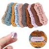 20PCS Handmade Hats Bags PU Leather Clothes Tags Garment Labels Label Hand Made With Love