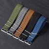 Ремешок в рубчик для военной баллистической ткани, сменный ремешок для часов 20 мм 22 мм, нейлоновый браслет премиум-качества, мужские аксессуары для часов