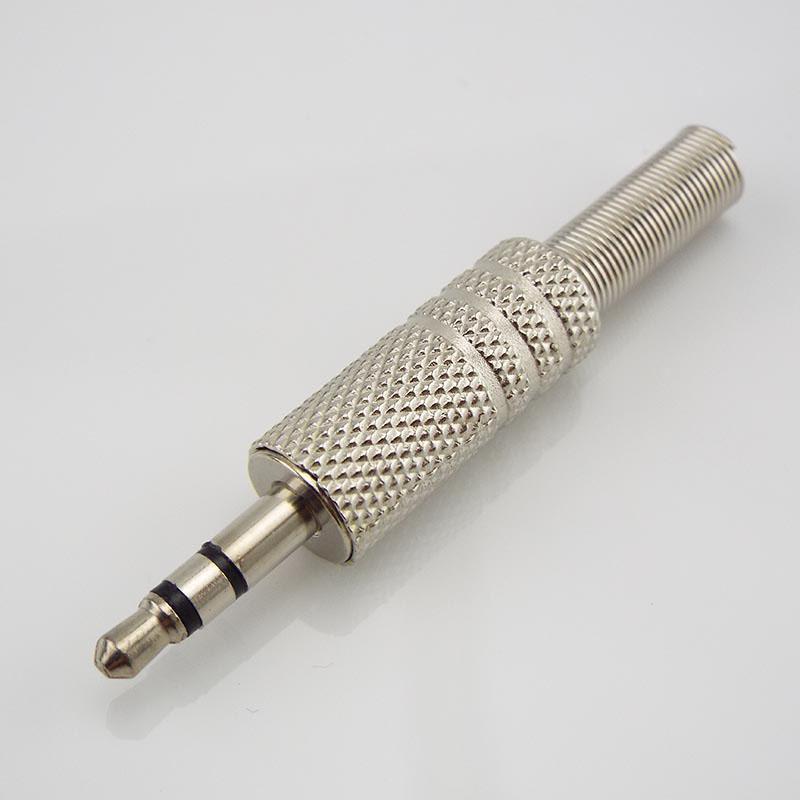 Металлический 3,5 мм, 2 кольца, 3 полюса, стереоразъем, разъем 3,5 мм, гнездовой аудиоразъем, кабель, адаптер для пайки, клемма с пружиной