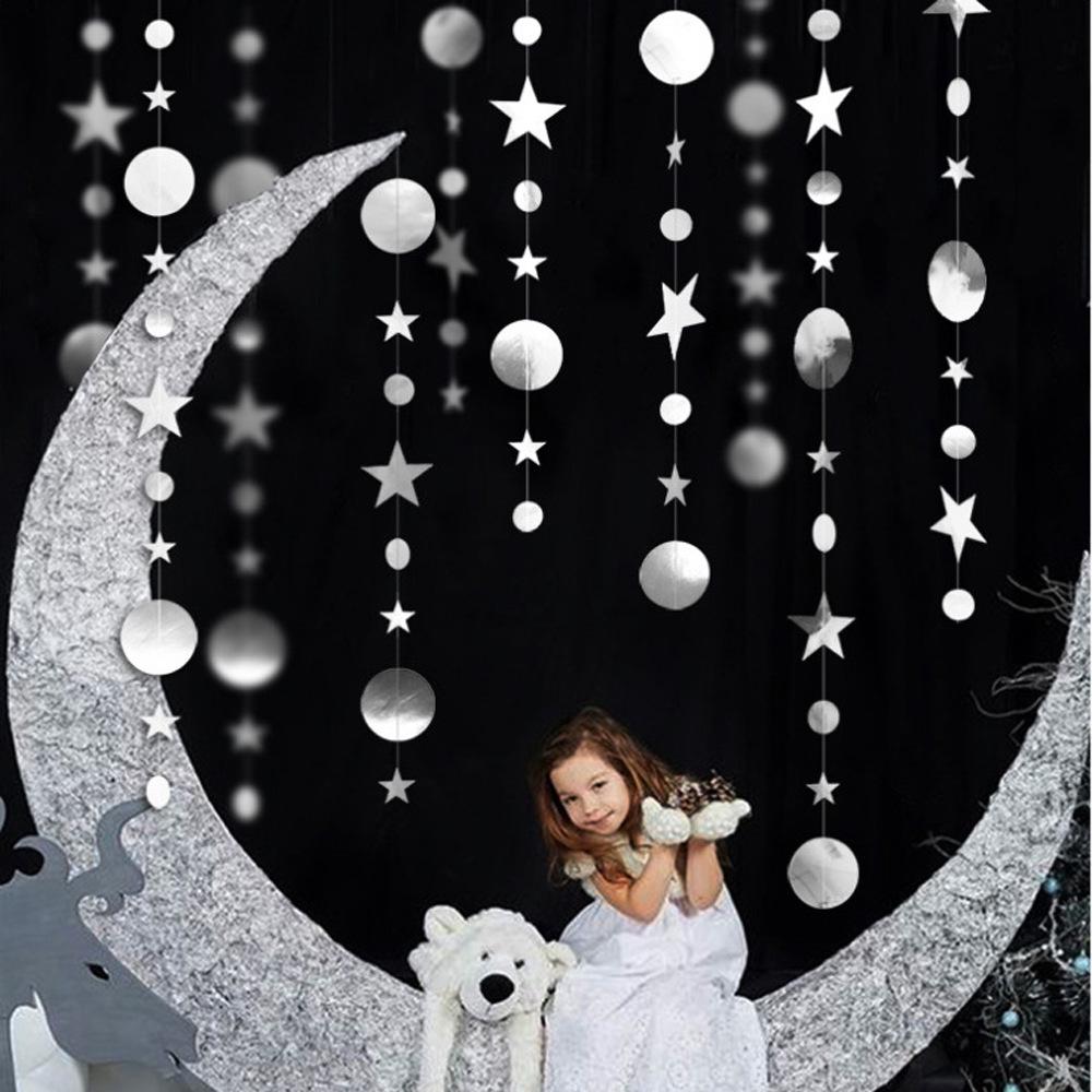 Star-Shaped Sequin Decorations for Weddings and Parties