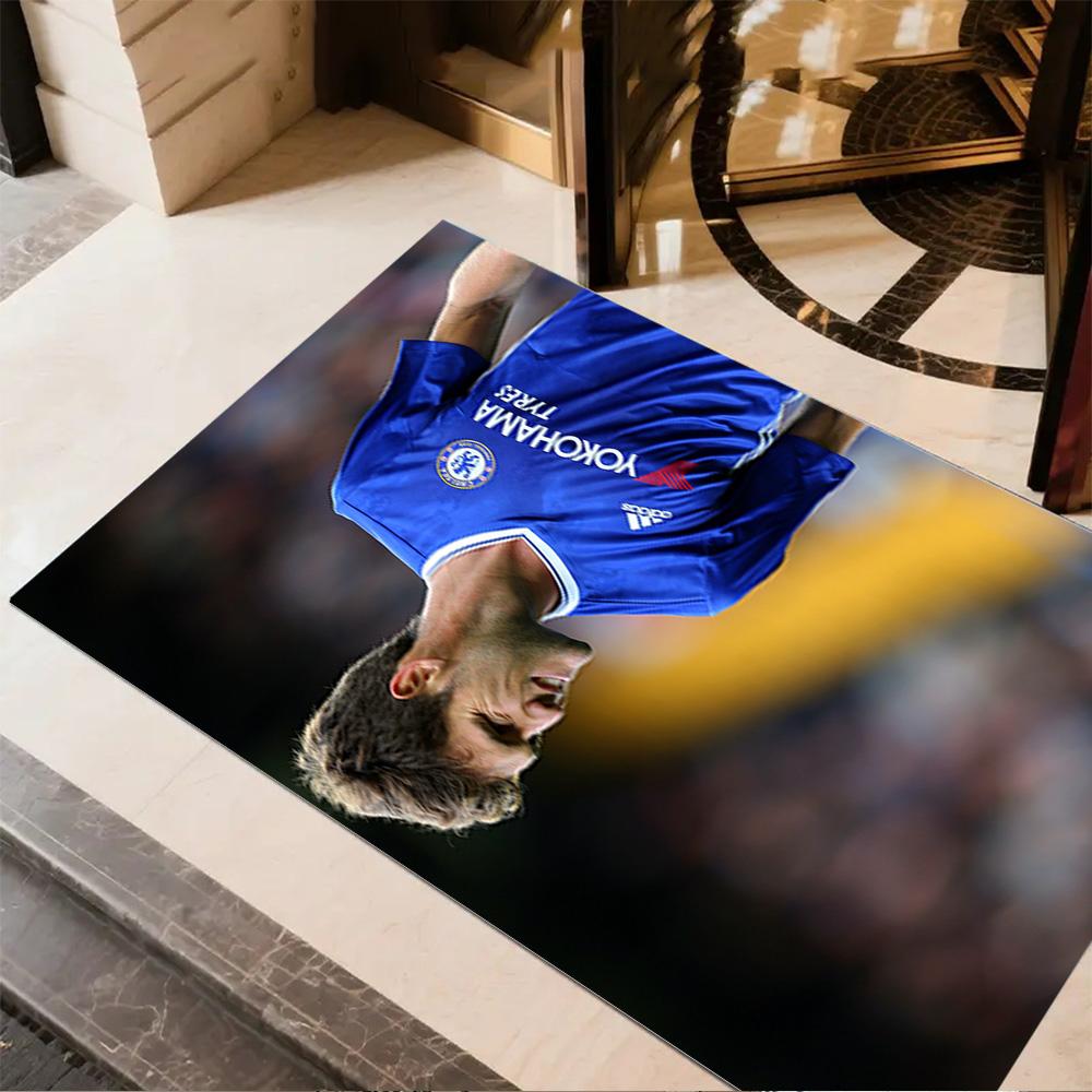Chelsea Fc Player Action Floor Rug Office Rug Design for Playrooms Dining Room Bedrooms Hallway Antislip Carpet Office home decor