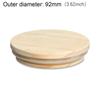 Wooden Bottle Sealing Caps Compatible Wood Lids Wide Mouth Cover Mason Jar Lid Canning Storage