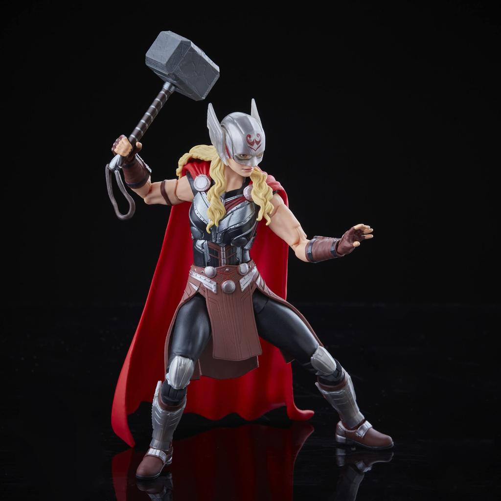 Hasbro Marvel Legends Series Love and Thunder Mighty Thor F1060 Authentic Action Figure with 4 Accessories and Parts Thor 6-inch (15cm)