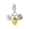 New 925 Silver Strawberry Cherry Fruit Series Charms Beads Fit 3mm 925 Original Bracelets DIY Birthday Jewelry Gifts