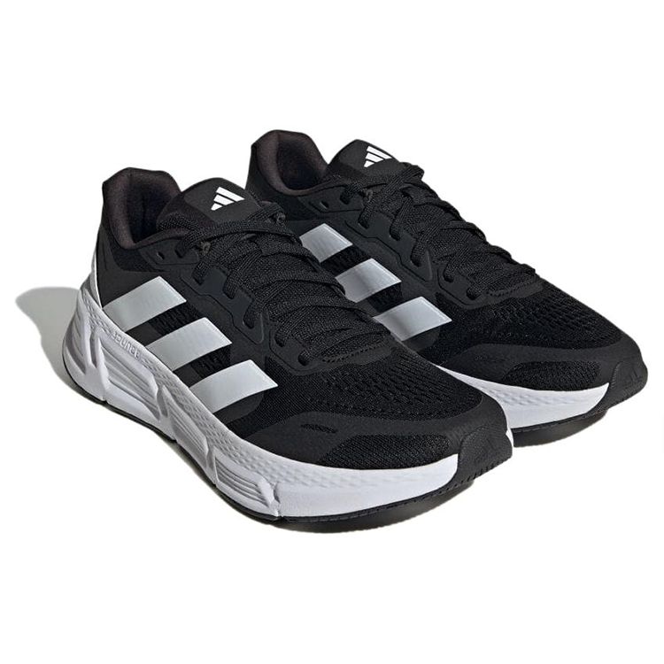 Adidas Questar 2 Black White Мужские кроссовки Core-Black Cloud-White Carbon IF2229