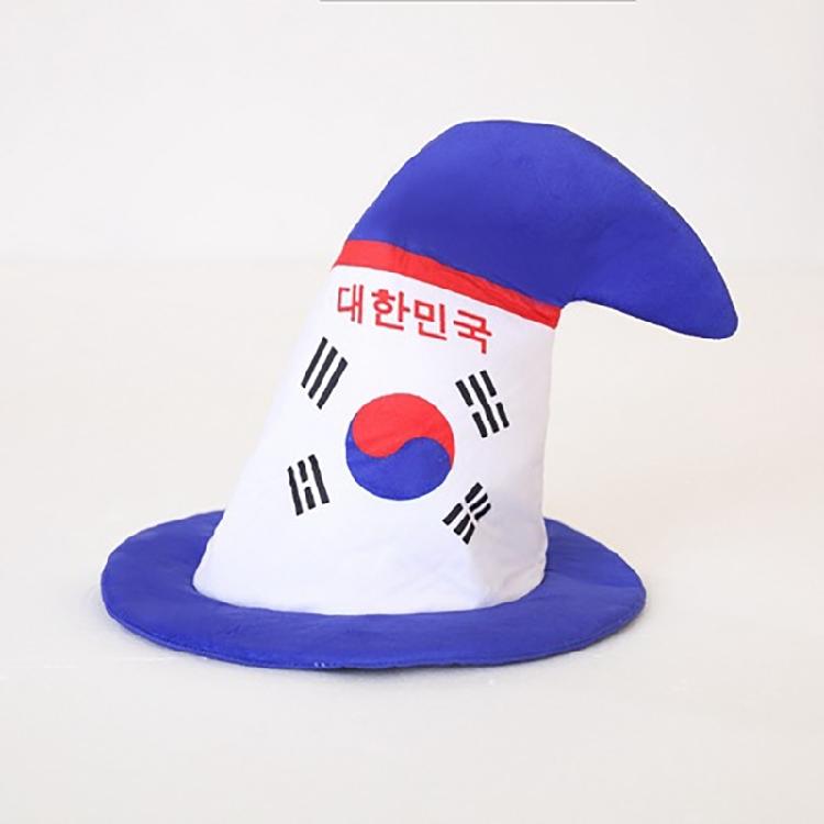 Funny Korean Flags Print Hat Adult Carnivals Party Hat Dress up Carnivals Hat