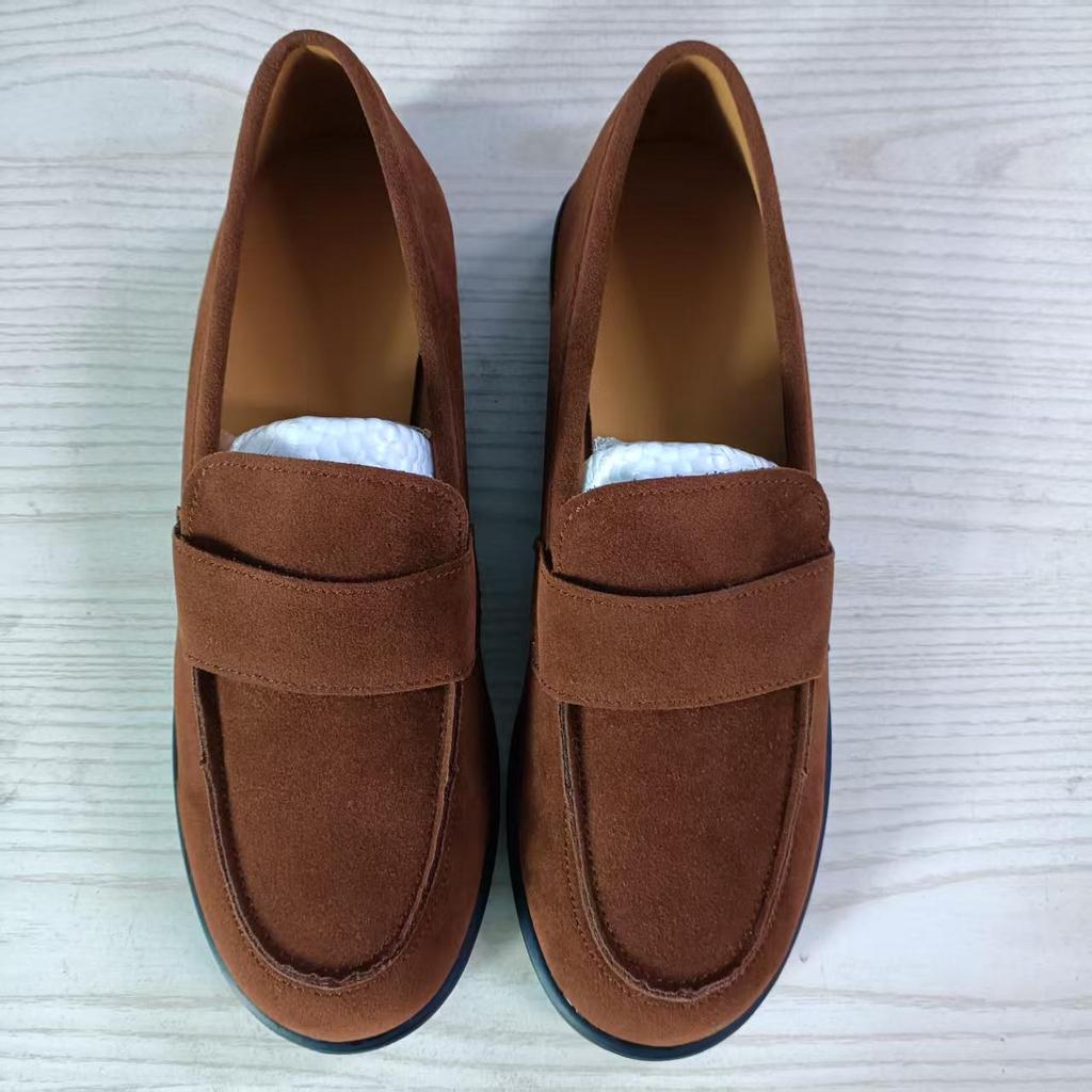 Ретро-обувь Женские мокасины Кожаные женские туфли Sapatos Femininos Sepatu Wanita Kulit Asli Туфли-лодочки с круглым носком для женщин