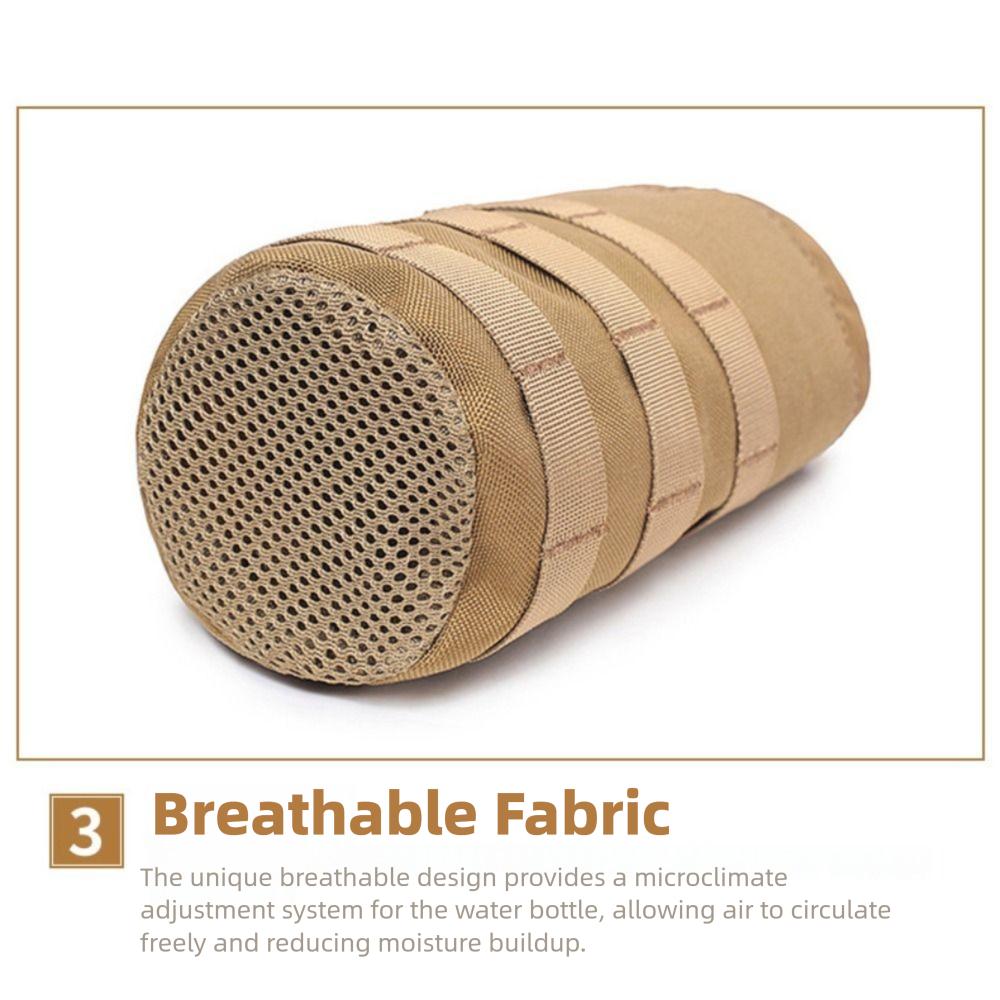 Drawstring Camouflage Kettle Carrier Adjustable Bottle Bag Sports Water Bottles Pouch Outdoor