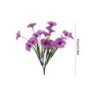 Artificial Flower Greenery Simulated Flower Violet Simulation Filigree Flower Faux Plastic Flowers for Party Decoration