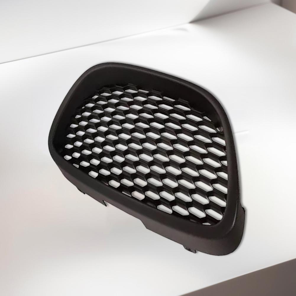 Black Mesh Debadged Grill Grille Mesh Badgeless Sport Racing Grill Compatible with Seat Leon MK2 1P 2006-2009