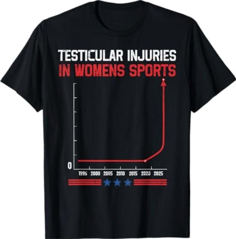 Testicular Injuries in Womens Sports Funny Meme Women Men T-Shirt