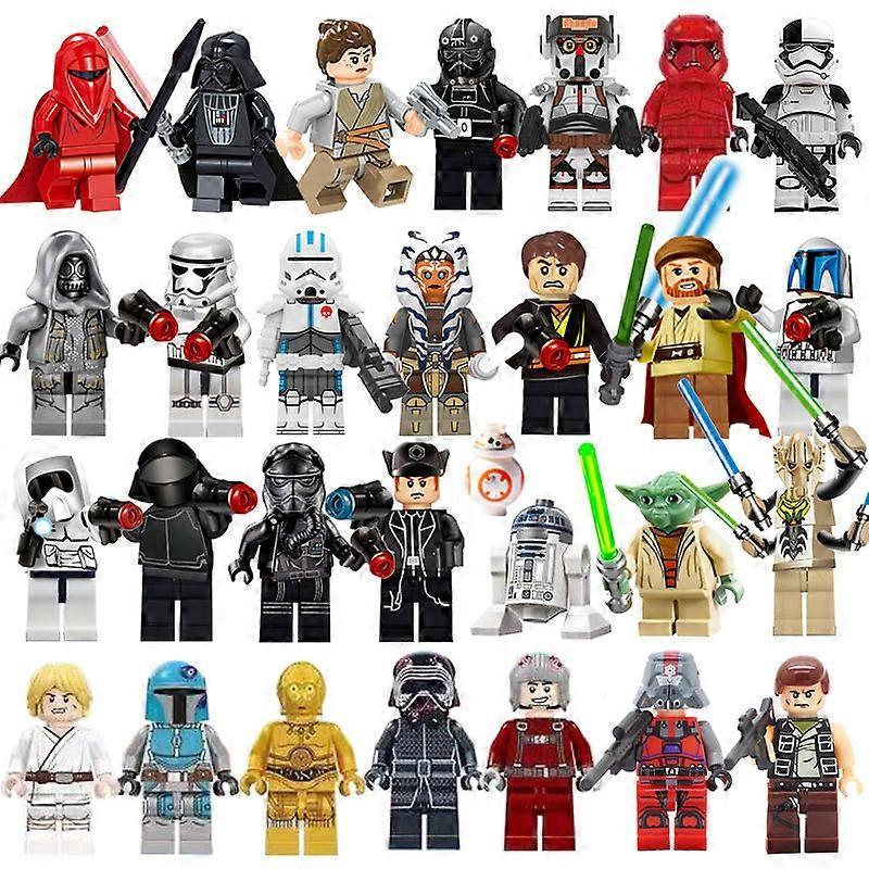 Star Wars Building Blocks Minifigure Luke Darth Vader-WELLNGS