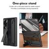 For Samsung Galaxy Z Fold 8 Phone Case with Hinge Protector TriFold Glass Front Film Hidden Bracket S Pen Holder Cover