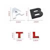 drnqv1 1Pcs 3D Metal 25mm Car Letters Alphabet Emblem Numbers Chrome Labeling Car Sticker Trunk Logo Letters Emblem For Hyundai Toyota