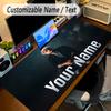 Large Mouse PadAlex Warren Custom Name Text Personalized Desk Mat Non Slip Gaming Pad