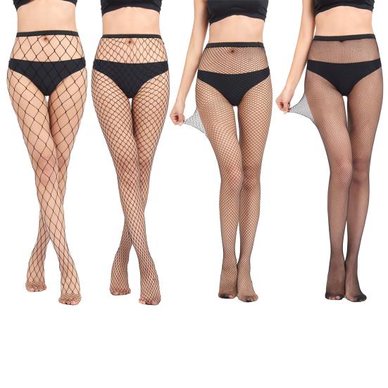 Стильные сетчатые колготки, приятные для кожи, для показа тела