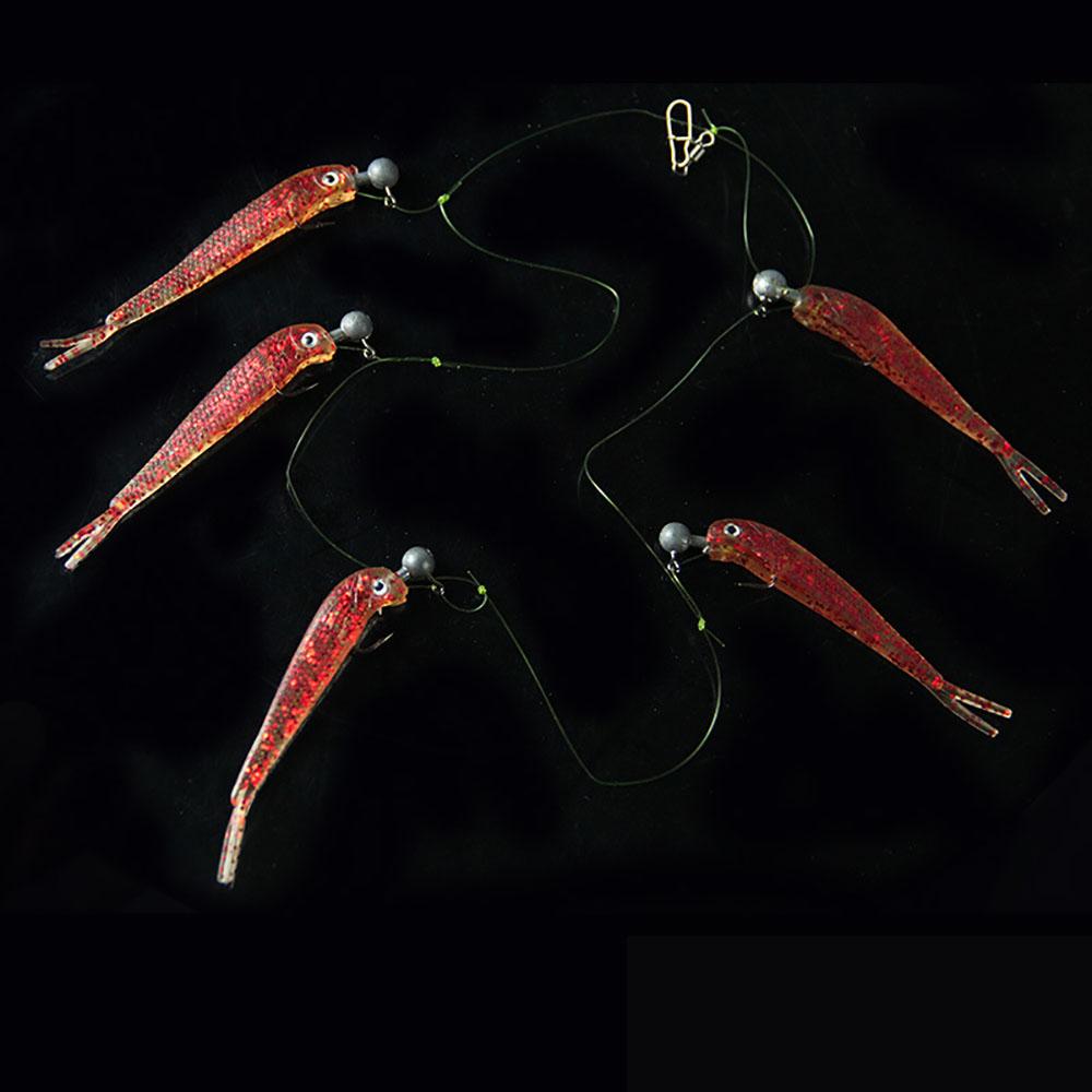 Набор Приманок Кластер Мягкая Приманка Рыболовная Приманка Pesca Jig Head T Tail Wobbler Metal Fish Sea Bass Leurre Tackle Swim Cast Bait
