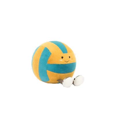 Jellycat Забавные Спортивные Amuseable Пляжный Волейбольный Кукла Плюшевая Кукла Сидячая Высота 22см Высота