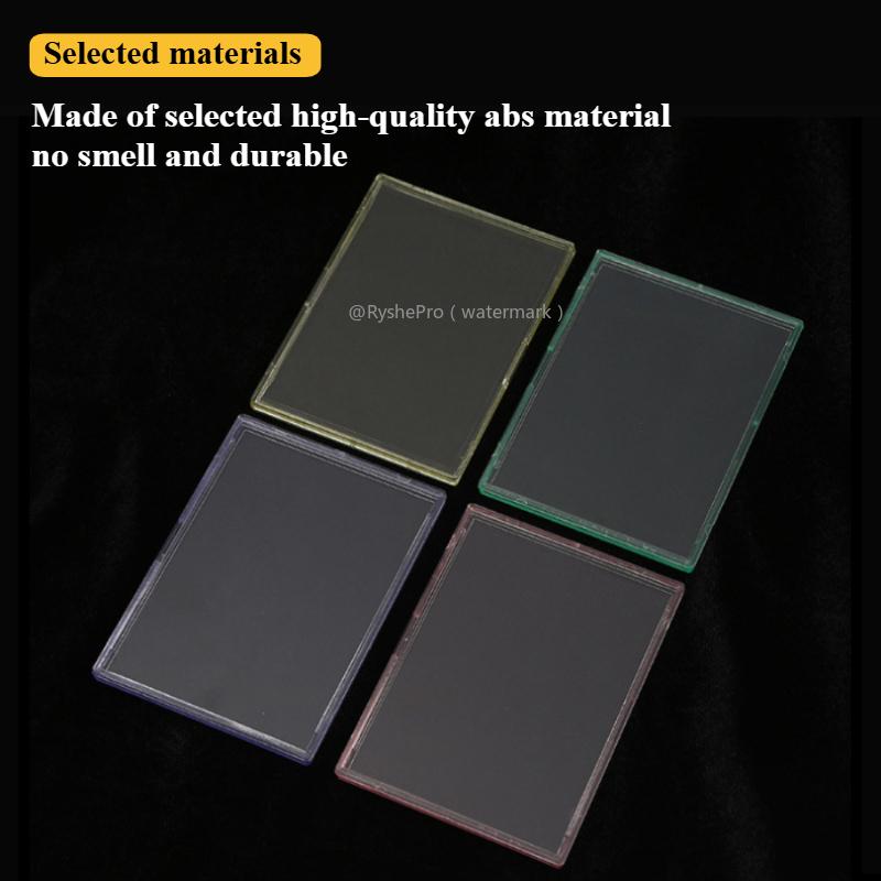 10 шт. 69*95 мм защитные чехлы для карточек из жесткого пластика для бейсбола с верхней загрузкой для коллекционных спортивных карточек