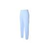 Adidas Originals Solid Color Embroidered Logo Casual Cuffed Sports Pants Women Bottoms Light-Pink Blue IK7687