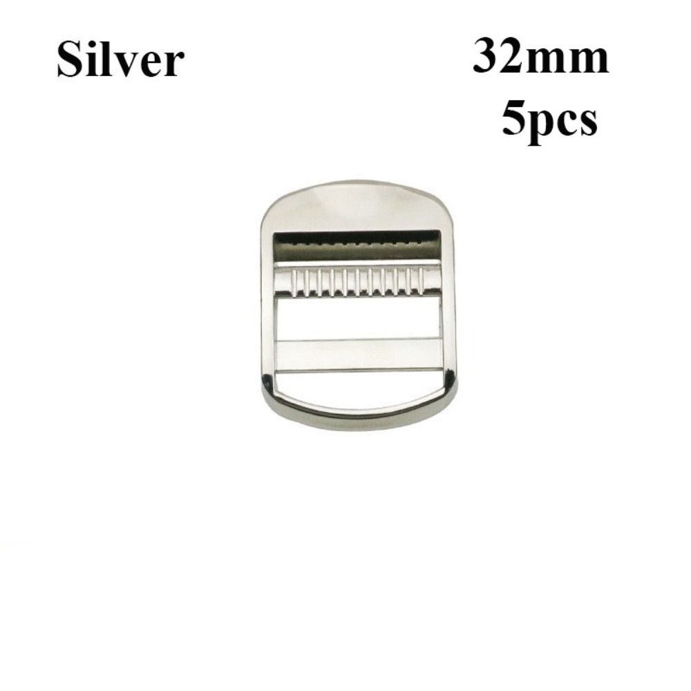 5pcs 3 Colors Slider Adjust Buckles Metal Bag Garment Metal Ladder Lock DIY Backpack Straps