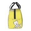 Life Lemons Westie Dog Insulated Lunch Bags for Outdoor Picnic West Highland White Terrier Portable Cooler Thermal Lunch Box Kid