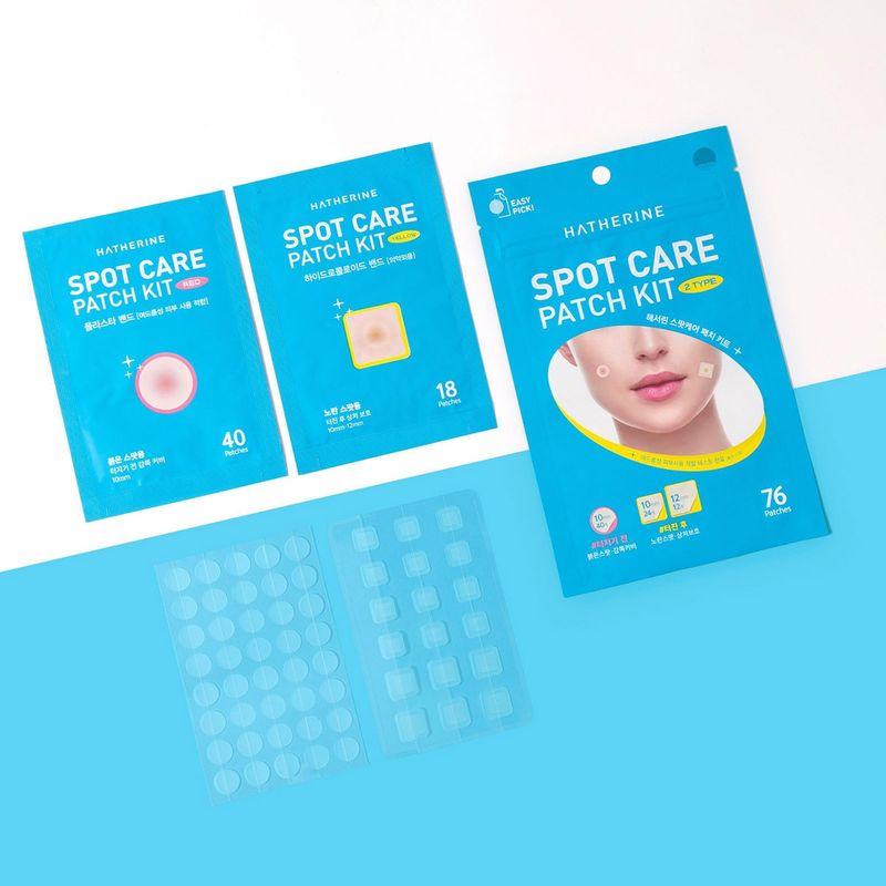 HATHERINE Набор пластырей для точечного ухода 76 шт. х 5