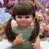 Реалистичная 55 см полностью виниловая кукла для ванны Reborn Baby Doll Raya 22-дюймовая моющаяся кукла-симулятор с набором для кормления соска-пустышка для новорожденных для детей от 3 лет подарок