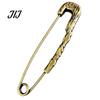 Men Women Brooch Vintage Bronze Safety Pin, Large Feather Bird Leaf Flower Lapel Elegant Pin for Coats, Jackets, Hats, Bags