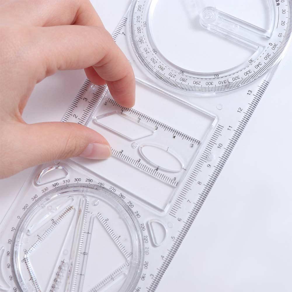 Activity Angle Geometry Ruler Multifunctional Drawing Template Drawing Ruler Children Student