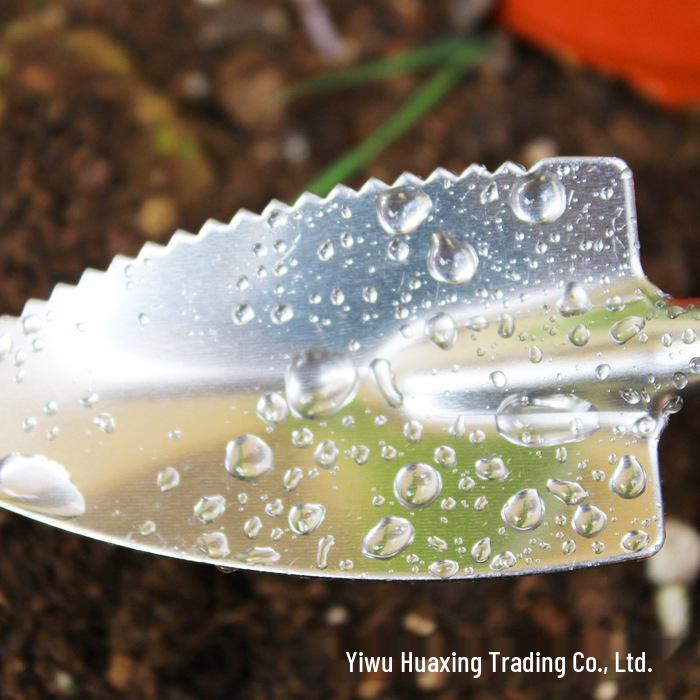 Набор садовых инструментов из нержавеющей стали: Лопата, мотыга и грабли для цветов и горшечных растений.