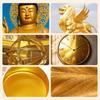 Water Based Gold Leaf Paint For Art, Painting, Handcrafts Super Bright Glitter Gold Silver Paint Water Based Gold Paint Not Fade