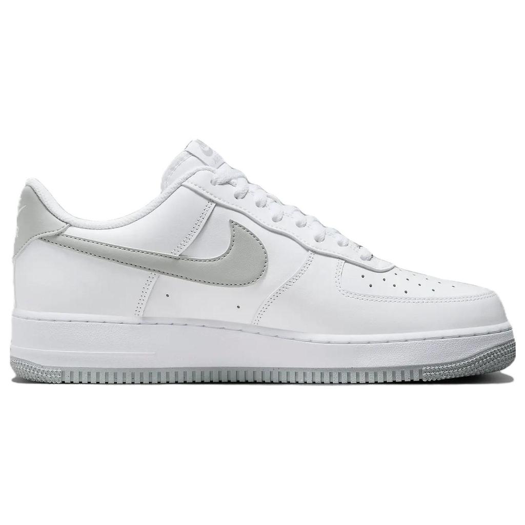 Nike Air Force 1 07 Белые светло-дымчатые мужские кроссовки FJ4146-100