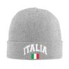 Италия Итальянский Флаг Italia Вязаная Шапка Бини Осенние Зимние Шапки Теплые Акрил Новая Кепки для Унисекс Женщин