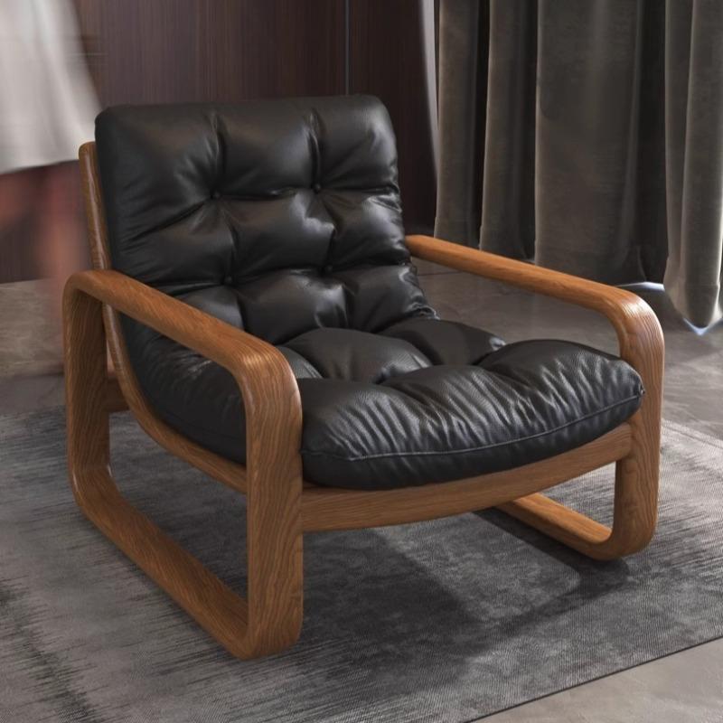 Modern Living Room Chairs Metal Armchair Luxury Comfortable Backrest Chair Portable Relaxing Single Person Chair Home Furniture