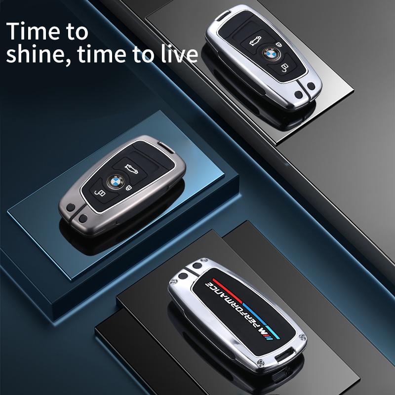 Hot 2025 Metal Car Key Case Cover for BMW 520 F10 F30 F18 118i 320i 1 3 5 7 Series X3 F25 X4 M3 M5 Keychain Bag Shell Accessorie