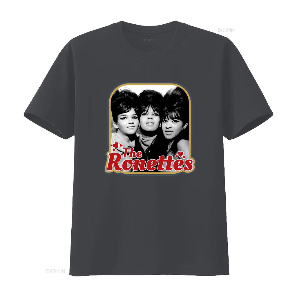 Футболка Ronnie Spector The Ronettes Черная S XL CC винтажная Стиранная Мягкая Универсальная Стильная мужская Топ для Повседневной Носки