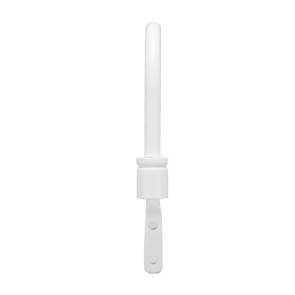 2Pcs White Curtain Tiebacks U Shaped Drapery Holdbacks Decorative Curtain Holdbacks Family