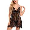 Women Fun Elegant Fashion Sexy Sling Lingerie Lace Gauze Underwear Suit