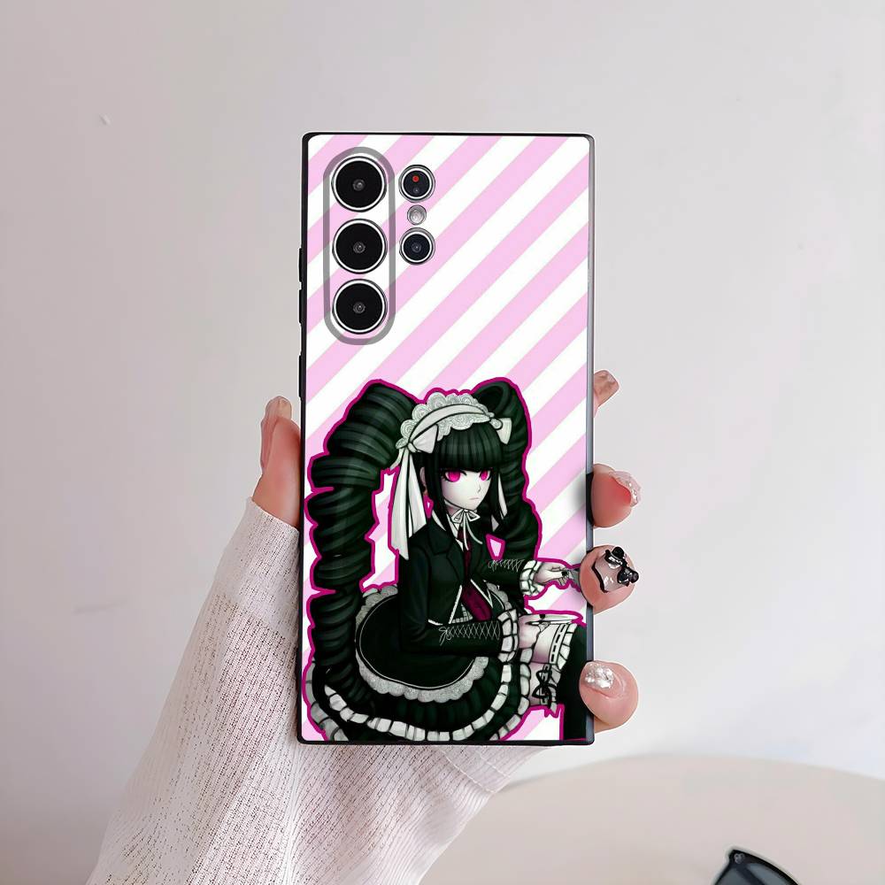 Чехол для телефона Danganronpa Junko Enoshima Monokuma для Samsung серии S s22 s23 s24 s25 FE Plus Ultra TPU Мягкий, приятный для кожи чехол
