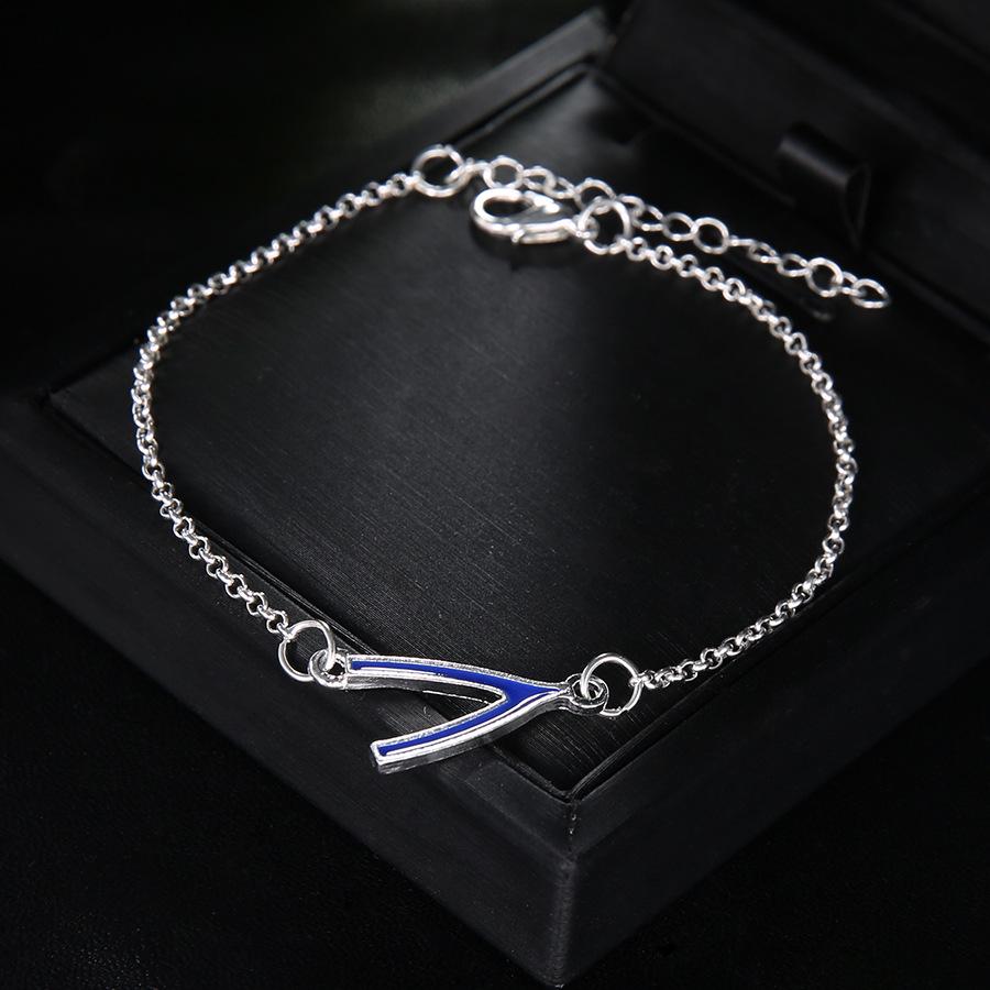 Stylish And Simple Wish Bone Bracelet Temperament V-Shaped Bracelet Jewelry