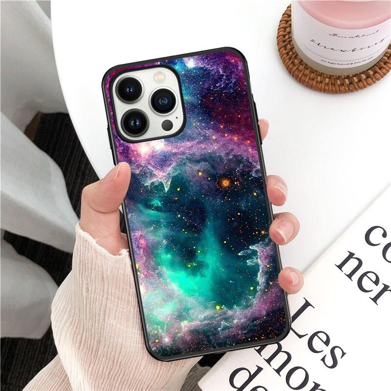 Межзвездный Фиолетовый Космос Звезда Чехол для телефона Для iphone 14 13 12 11 Pro Max Чехол Для iphone 14 13 Pro XS MAX X XR SE2 8 7 Plus чехол