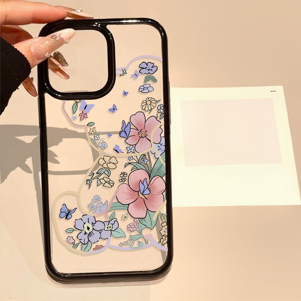 Акриловый чехол для телефона для iPhone 11 12 13 14 Pro 12 14 16 Pro Max для Samsung A16 A36 A56 S24 FE Высококачественный расписной противоударный чехол для мобильного телефона