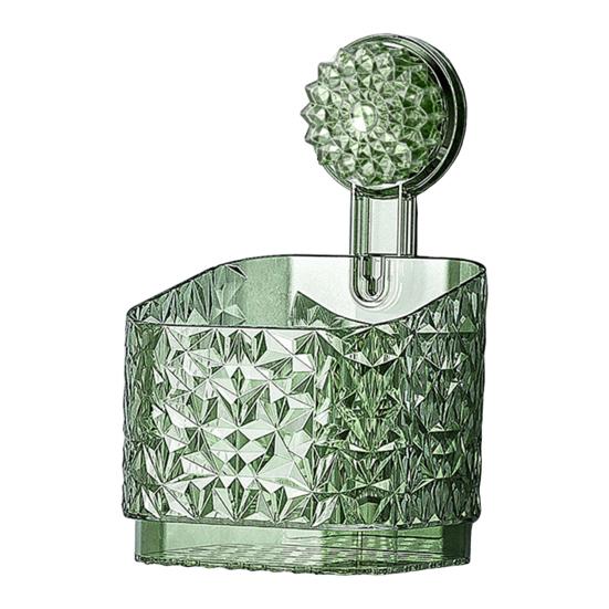 Душевая кабина, корзина для хранения в ванной комнате с присоской, большая вместимость, прочная несущая способность, сильная всасывающая полка для душа, органайзер