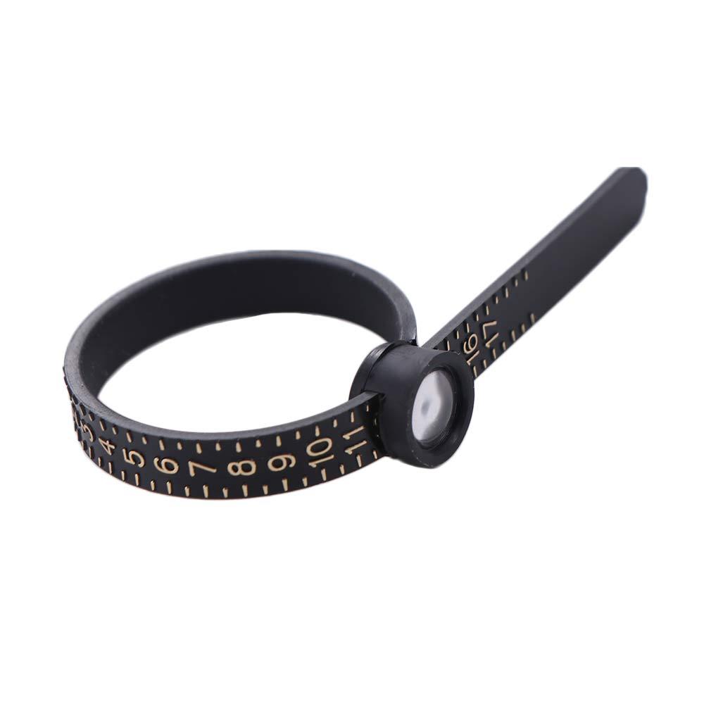 Magnifier Ring Measurer Ring Sizing Tool Ring Sizer Finger Size Coil Measurement Belt Finger Gauge