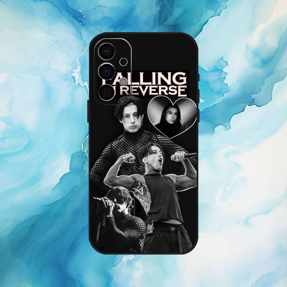 F-FallingS In Reverse Band Phone Case For Samsung Galaxy A73,A72,A71,A70,A53,A52,A51,Others Soft Black Cover