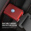 Leather Car Seat Belt Buckle Cover Protective Anti-Scratch Clip For Volkswagen VW Passat Golf 4 5 6 Tiguan Polo Scirocco Jetta zh9