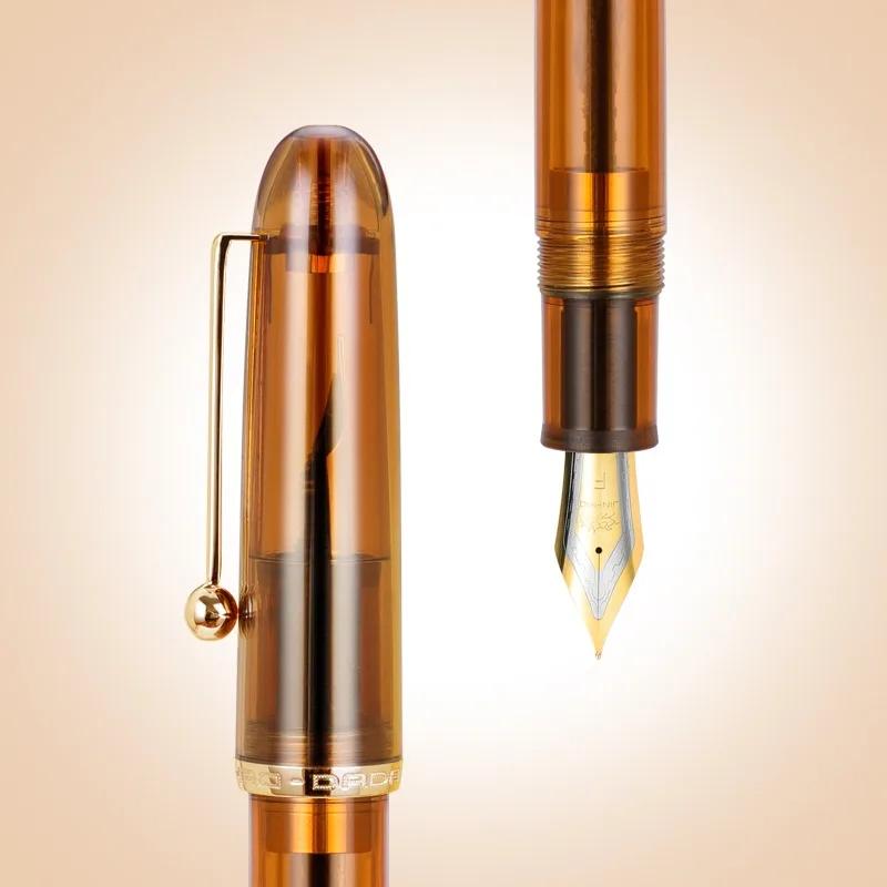 Перьевая ручка Jinhao 9016 Акрил Прозрачный Цвет Роскошные Ручки EF/F/M Extra Fine Перо Письмо Офис Школьные Принадлежности Канцелярские Товары