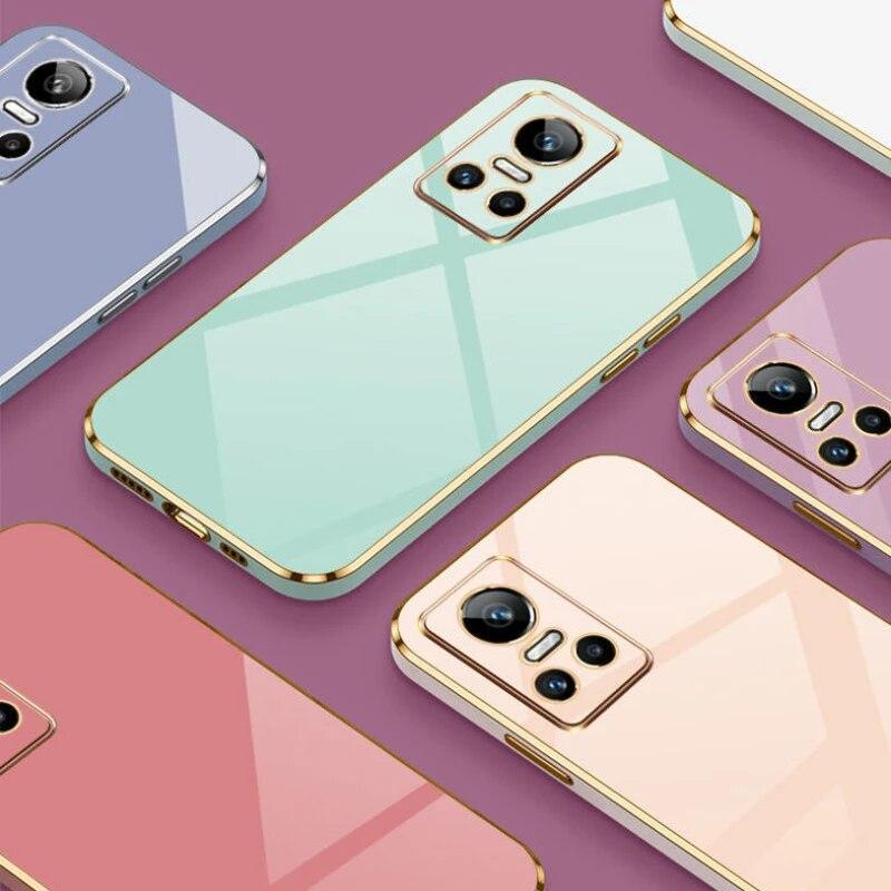 Чехол для Realme GT Neo3 Realme GT Neo 3, 150 Вт, чехол для телефона RMX3561 RMX3560 RMX3563, роскошный противоударный чехол с квадратным покрытием